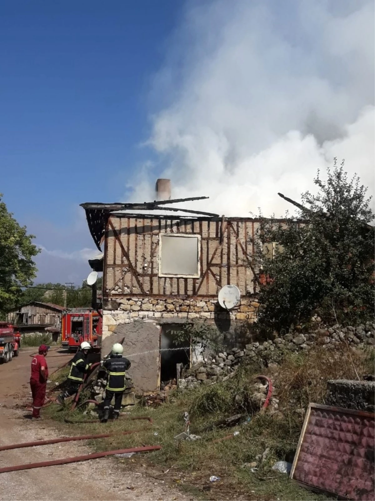Safranbolu\'da Korkutan Ev Yangını