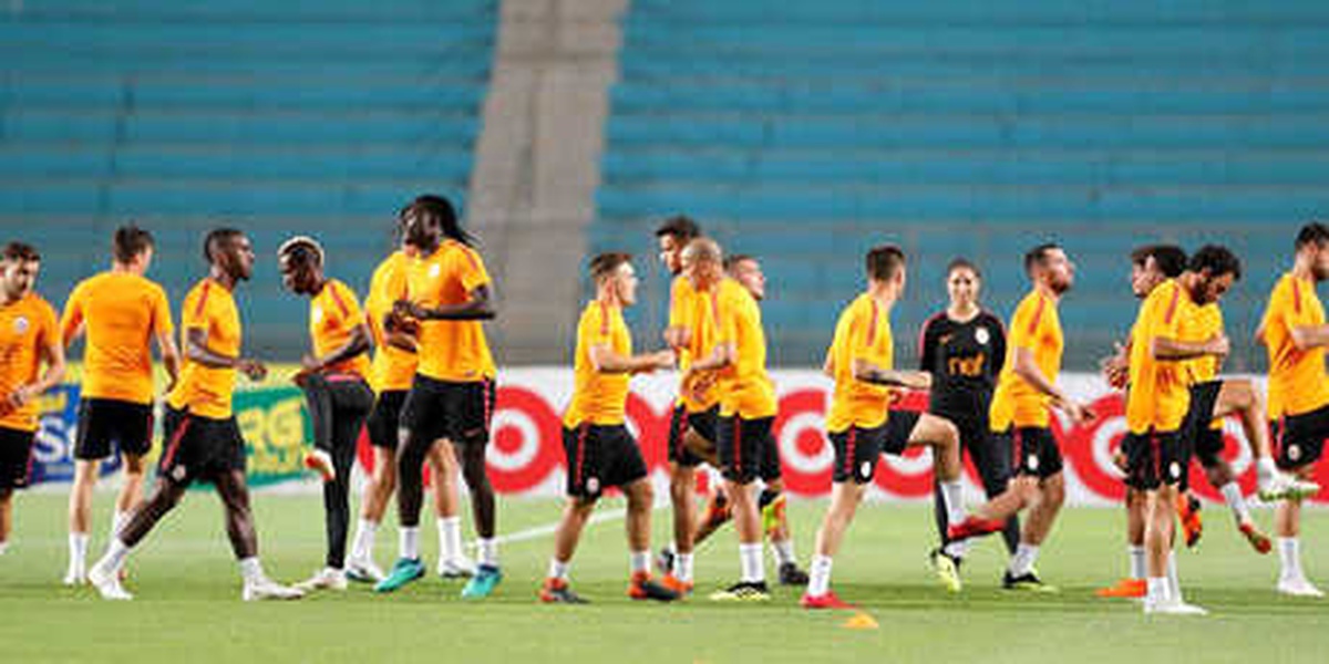 Galatasaray, Club Africain Maçı Öncesi İdman Yaptı
