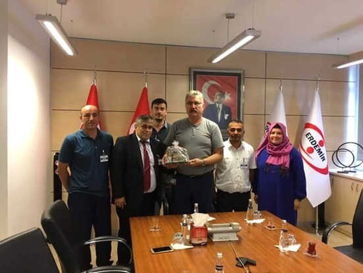 Başkan Yiğit, Erdemir Genel Müdürü Oral\'ı Ziyaret Etti