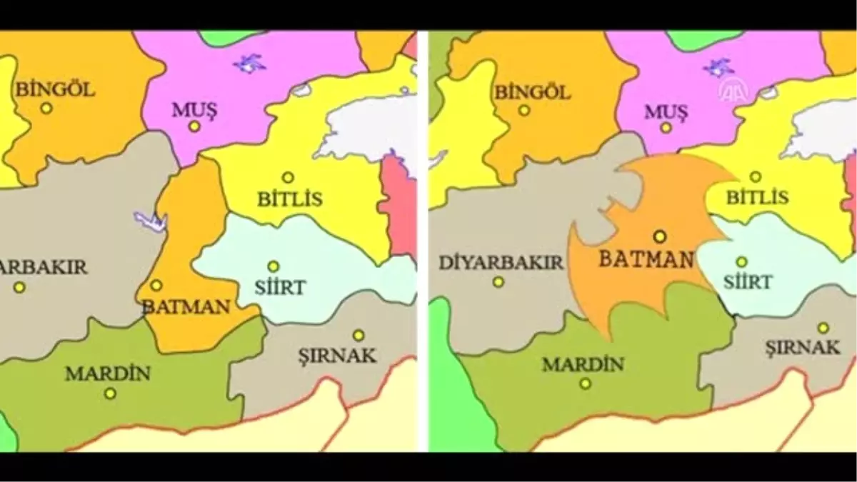 Film Logosuna Benzemesi İçin İl Sınırlarının Değiştirilmesi Talebi -Batman