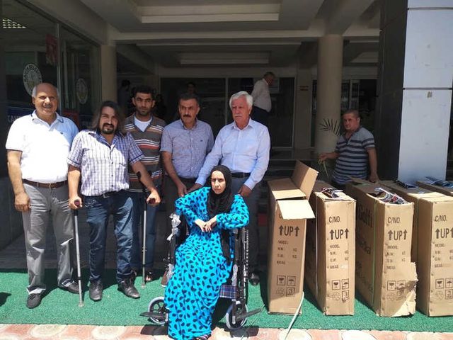 Toprak’tan Engellilere Tekerlekli Sandalye Son Dakika