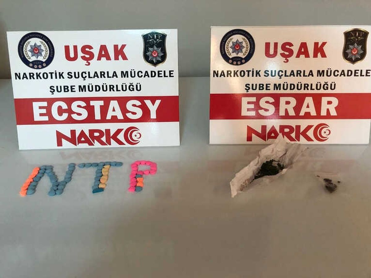 Uşak\'ta Uyuşturucu Operasyonu