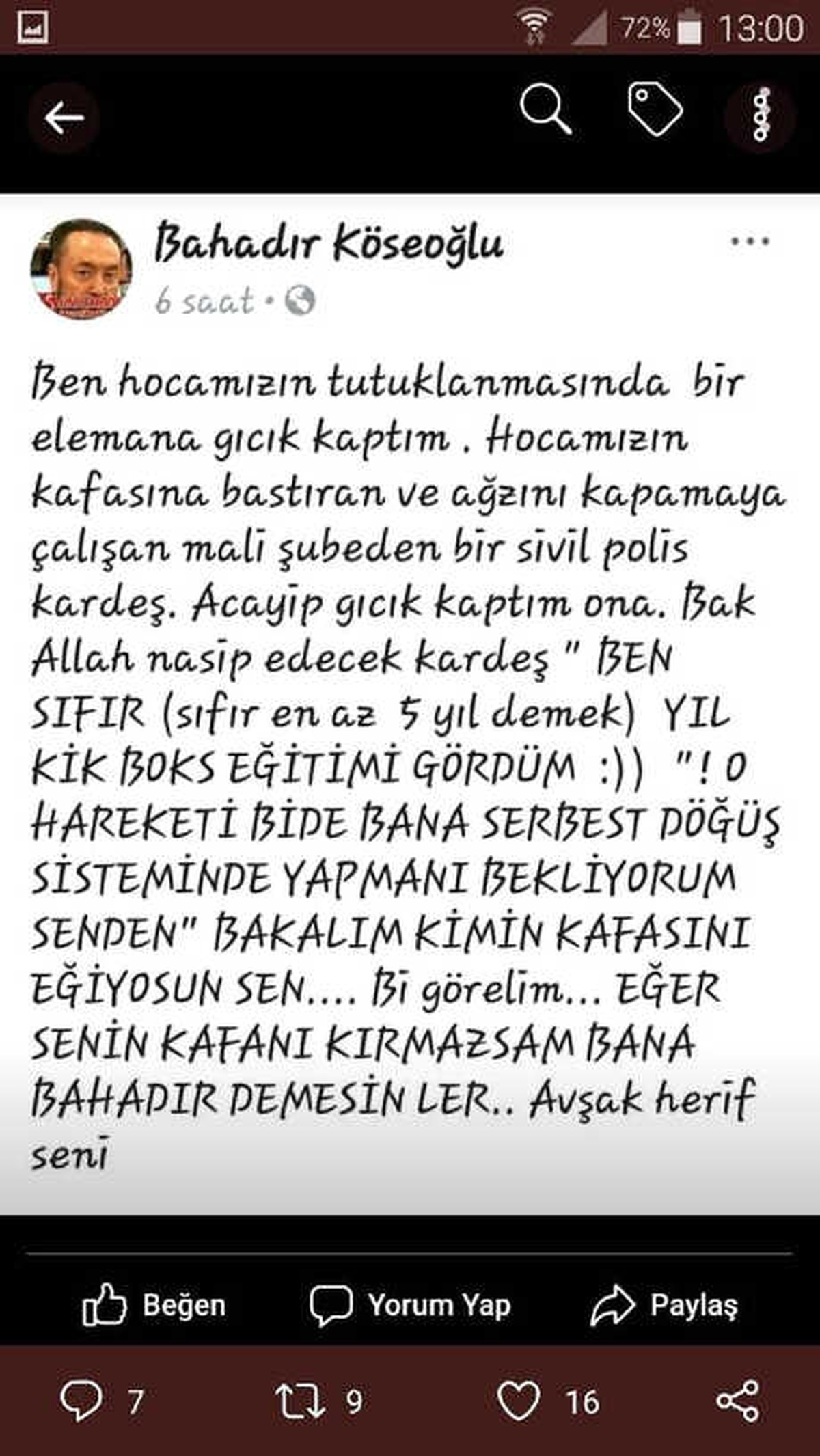 Adnan Oktar\'ı Gözaltına Alan Polisi Tehdit Eden Kişi Tutuklandı