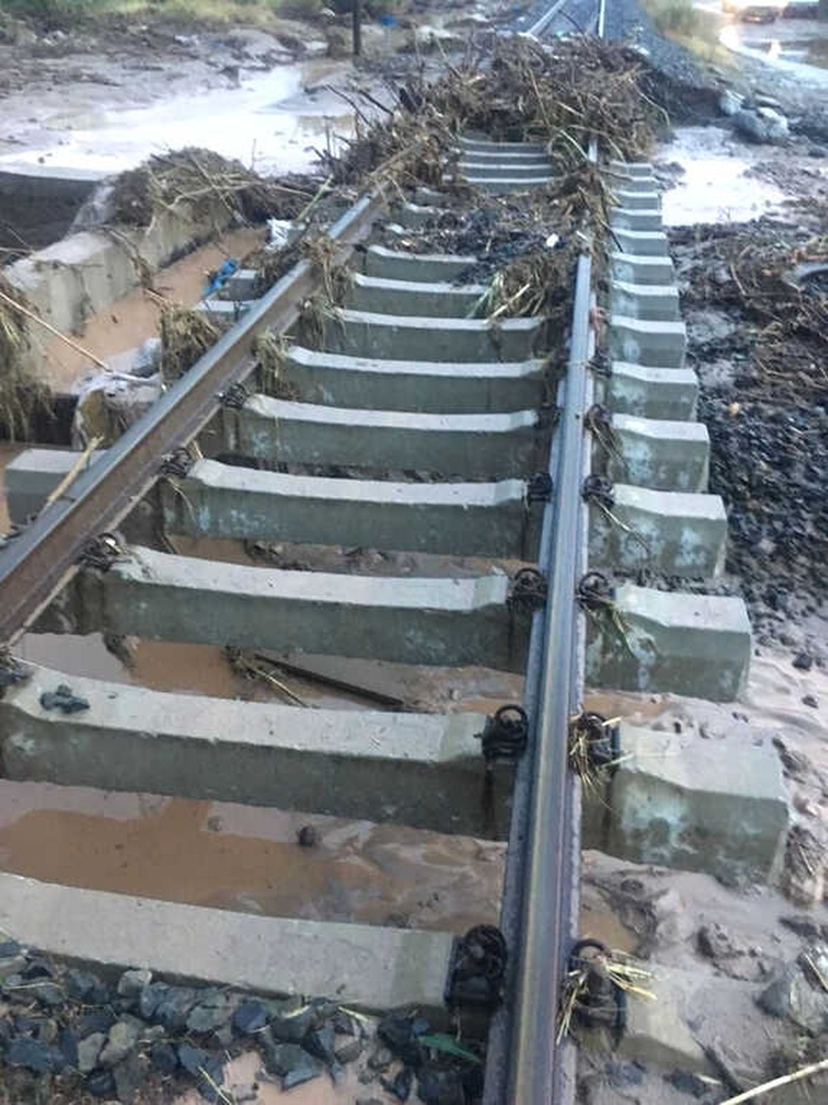 Buharkent\'teki Tren Rayları Onarılınca Seferler Başladı