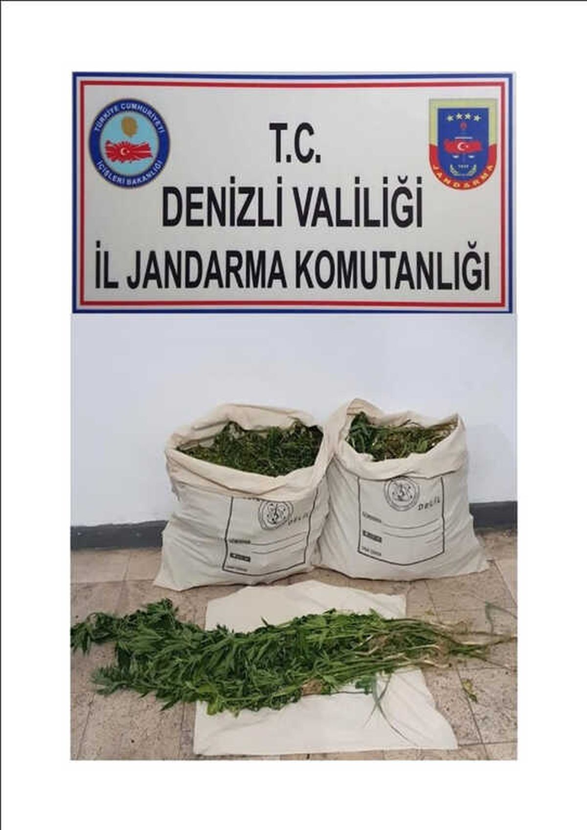 Denizli\'de Jandarmadan Esrar Operasyonu