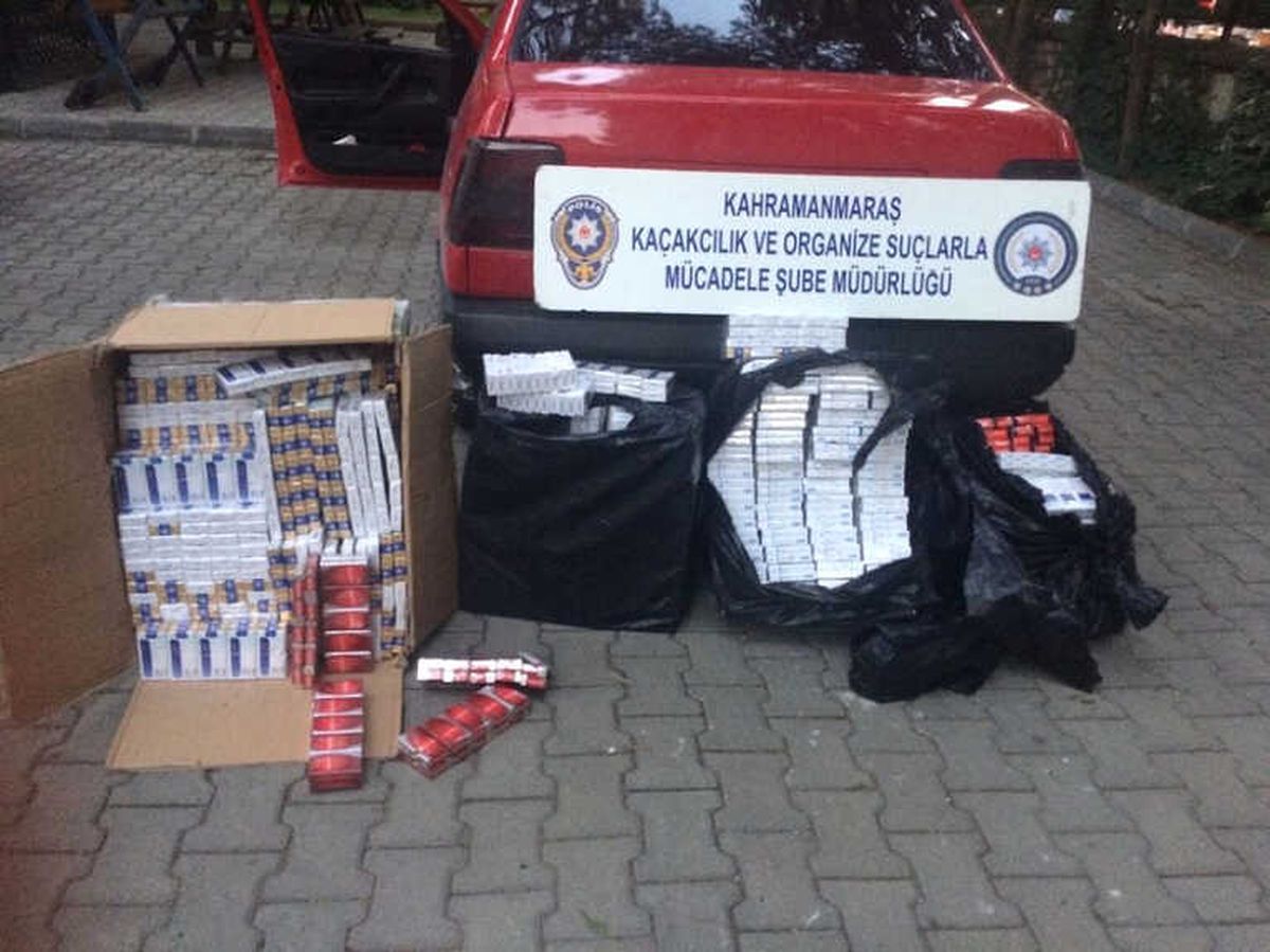 Kahramanmaraş\'ta 2 Bin 460 Paket Kaçak Sigara Ele Geçirildi