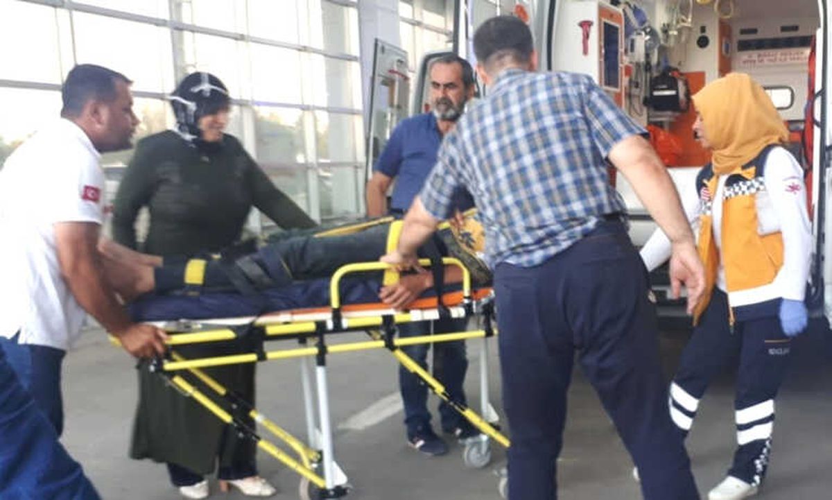 Yüksekten Düşen İnşaat İşçisi Yaralandı