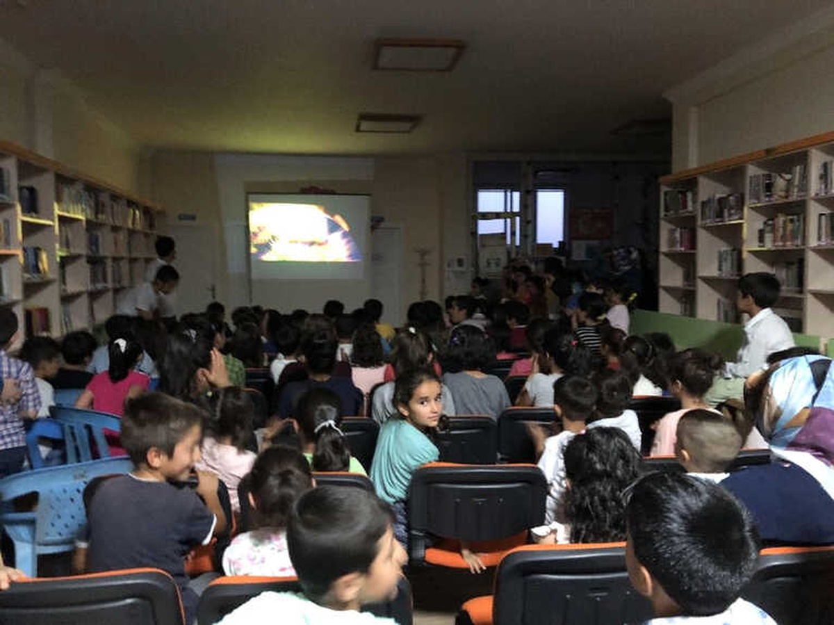 Animasyon Film Gösterimine Yoğun İlgi
