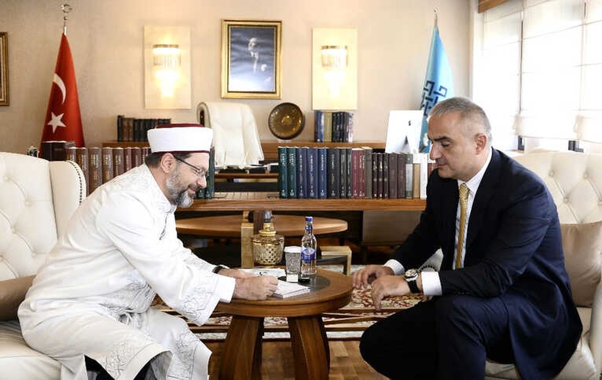 Kültür ve Turizm Bakanı Ersoy\'dan Tdv\'ye Kurban Bağışı