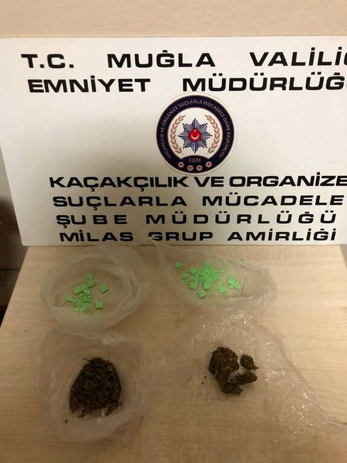 Milas\'ta Uyuşturucu Madde Ele Geçirildi