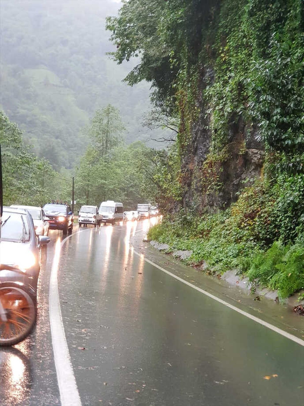 Rize\'deki Şiddetli Yağış
