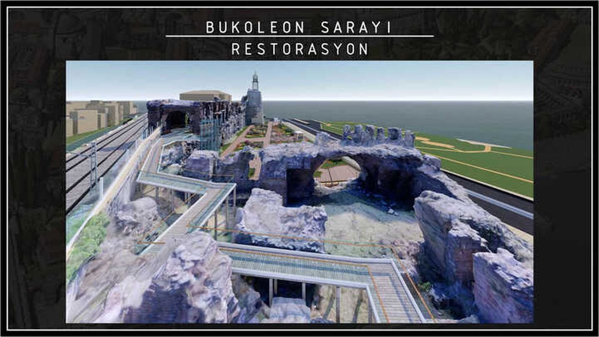 1610 Yaşındaki Boukoleon Sarayı\'nı İBB Restore Edecek!