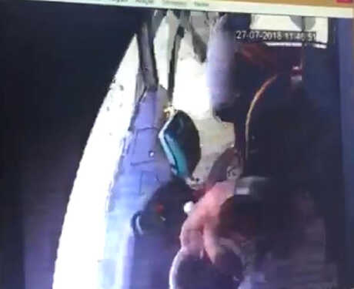 3 Aracın Karıştığı Kaza, Halk Otobüsü Kamerasında