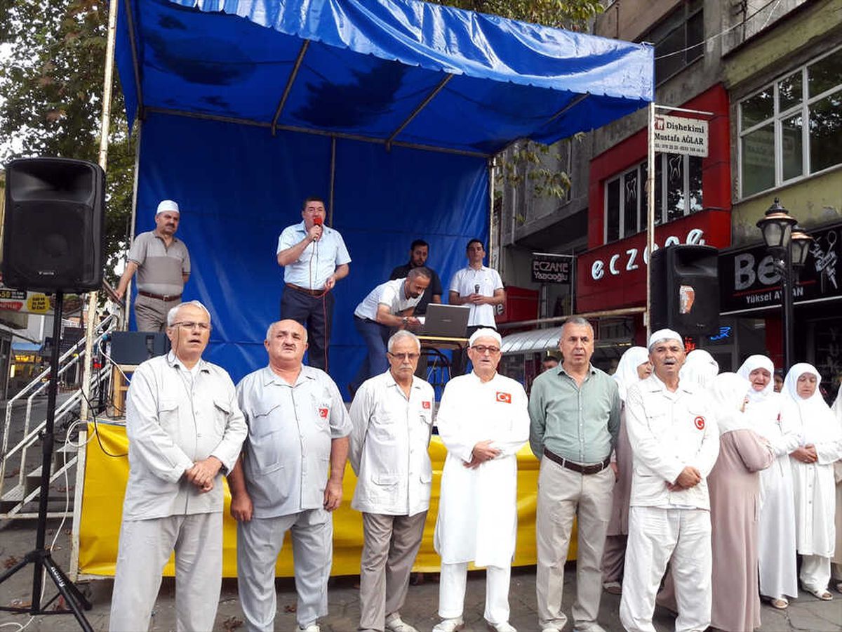 Alaplı\'dan Hac Kafilesi Uğurlandı