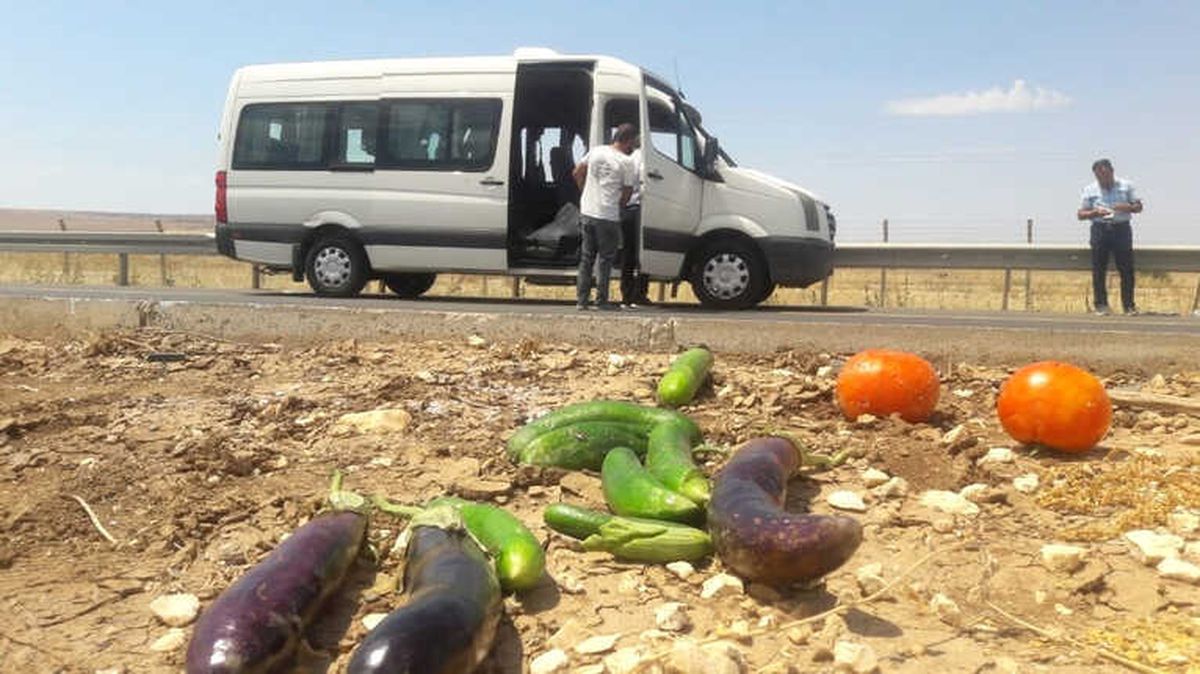 Şanlıurfa\'da Yolcu Minibüsü Devrildi: 14 Yaralı