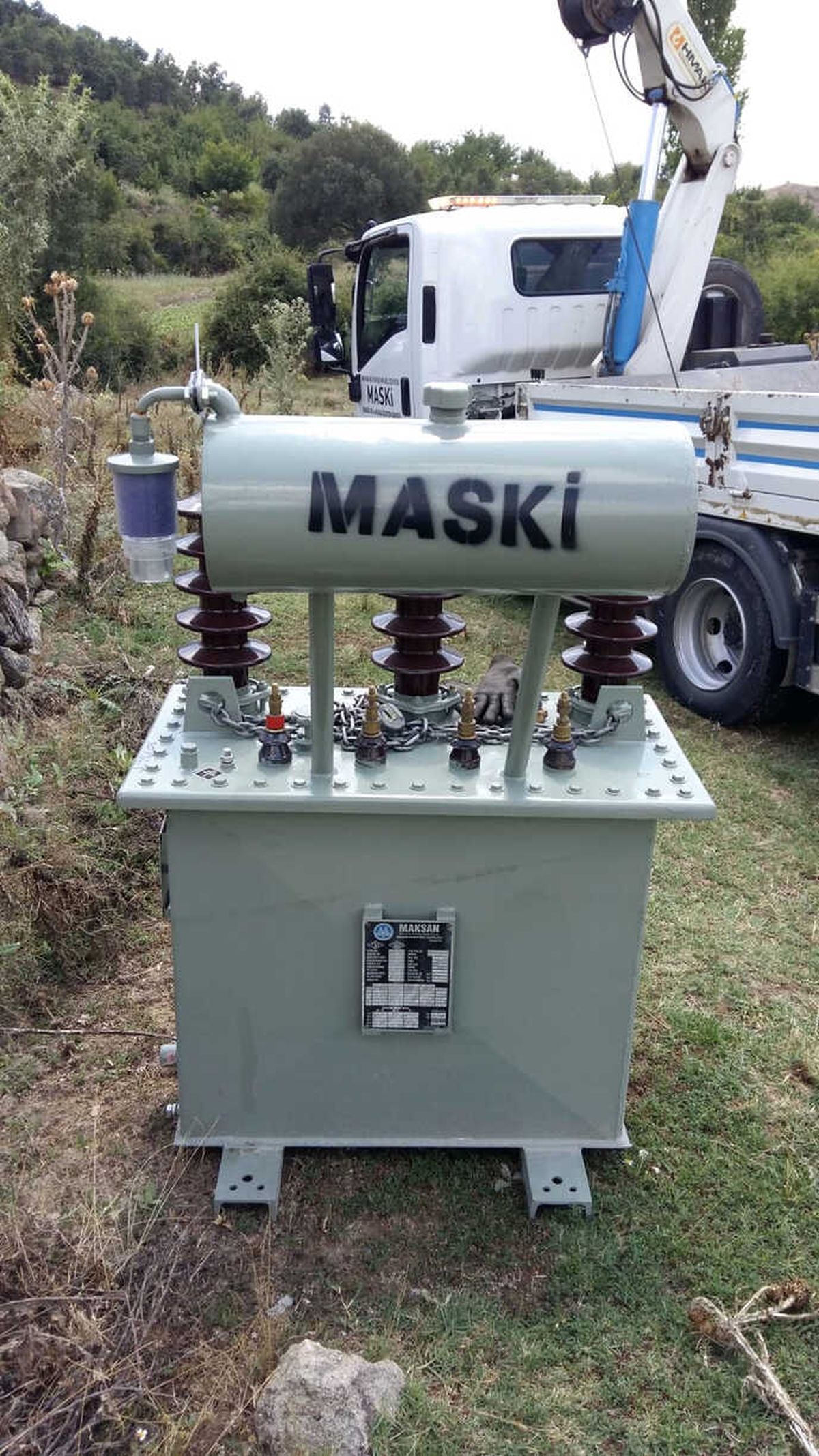 Yıldırım Düşen Trafo Değiştirildi