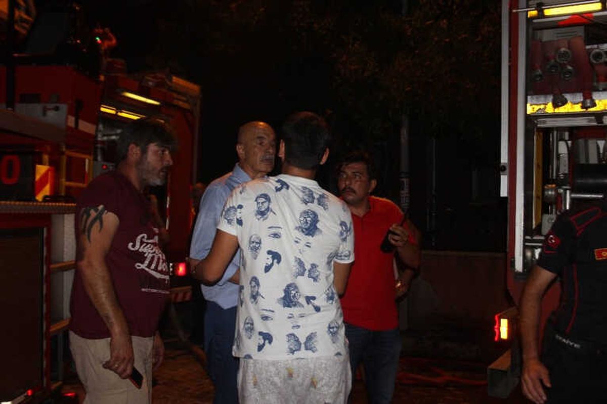 Aydın\'da Yangın Paniği