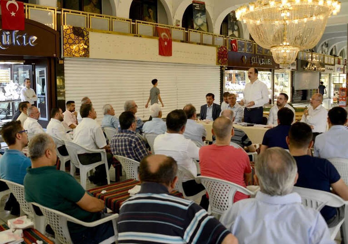 Başkan Altay, Şehir İstişarelerinde Sarraflarla Buluştu