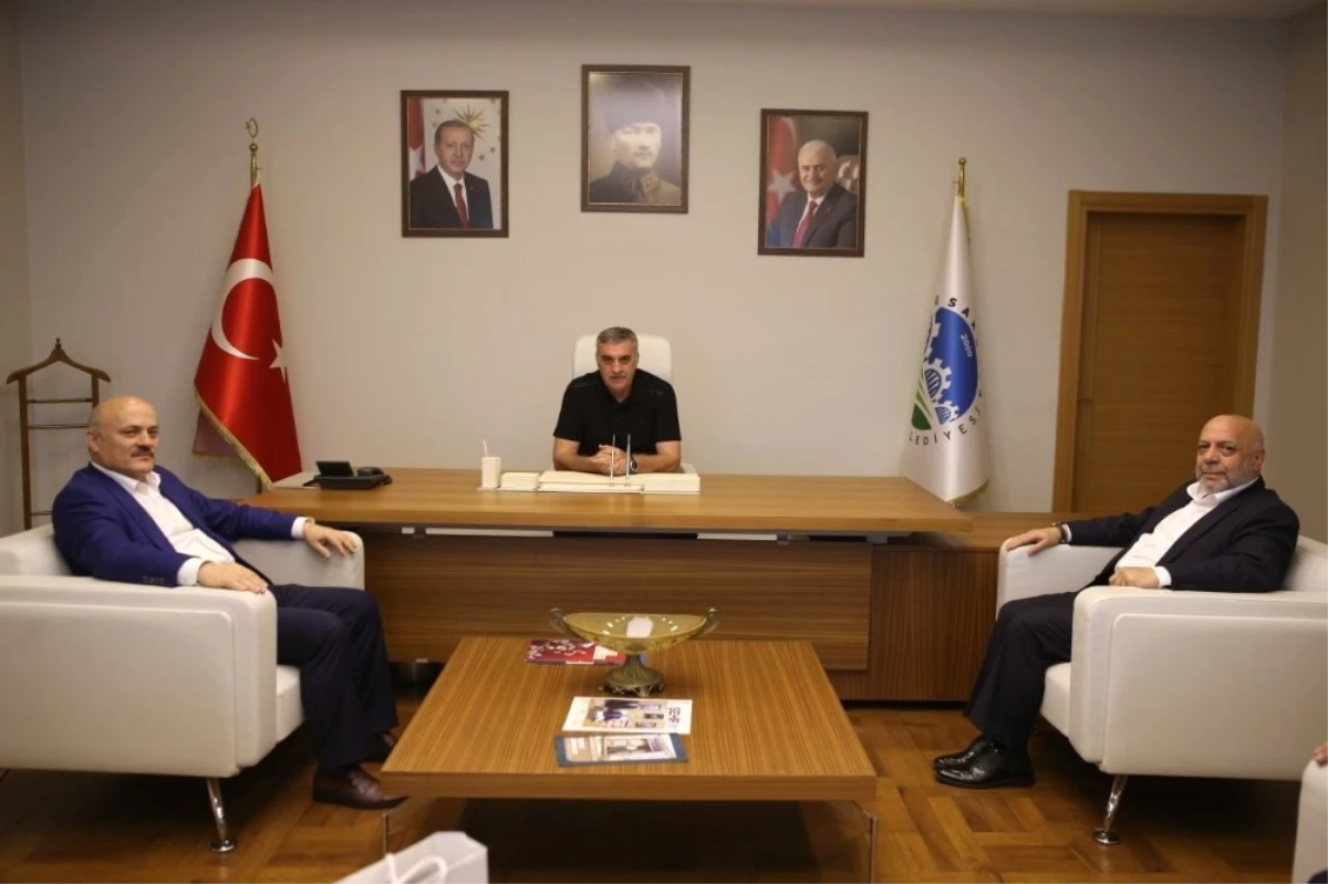 Başkan Toçoğlu, Hak-İş Genel Başkanı Arslan\'ı Ağırladı