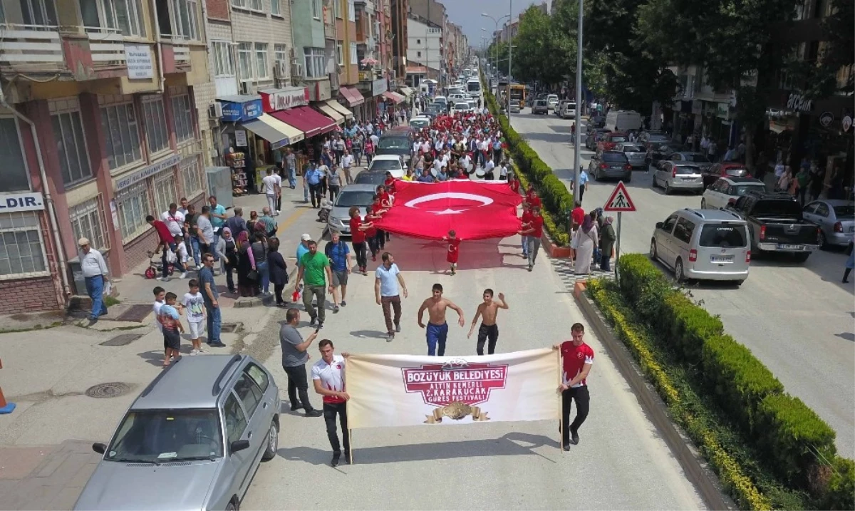 Bozüyük Belediyesi Altın Kemerli 2. Karakucak Güreş Festivali Başladı