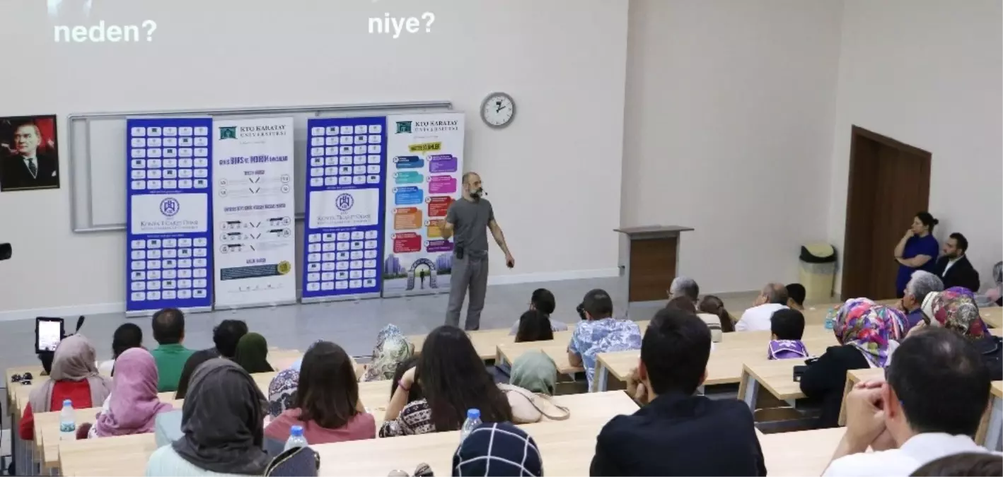 Kto Karatay\'da "Hayallerinizi Birlikte Tasarlayalım" Konferansı