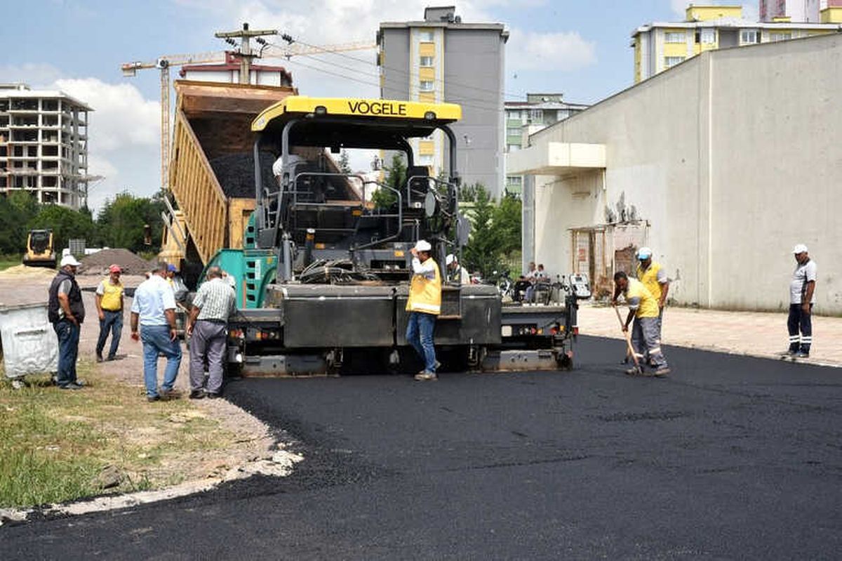 Çorlu\'da Asfaltlama Çalışmaları