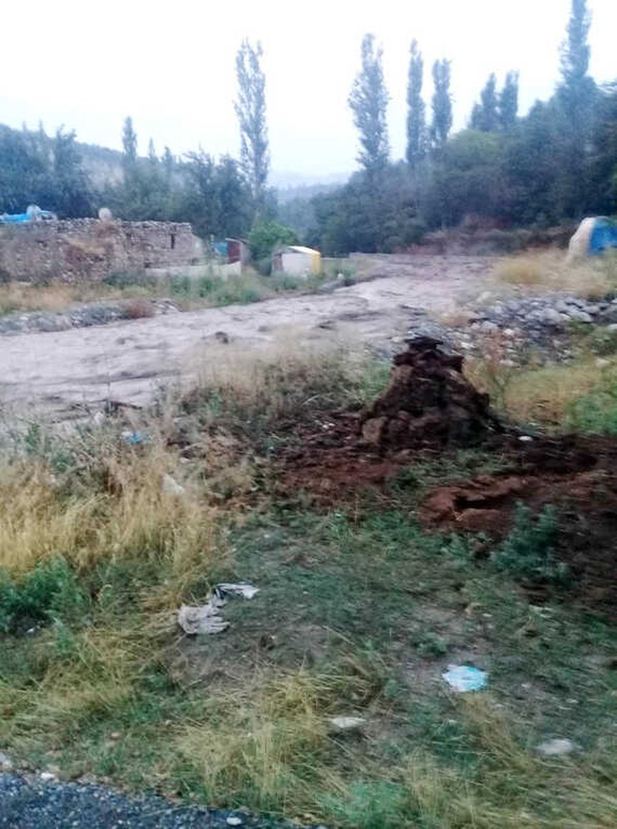 Kağızman\'ı Sel Vurdu