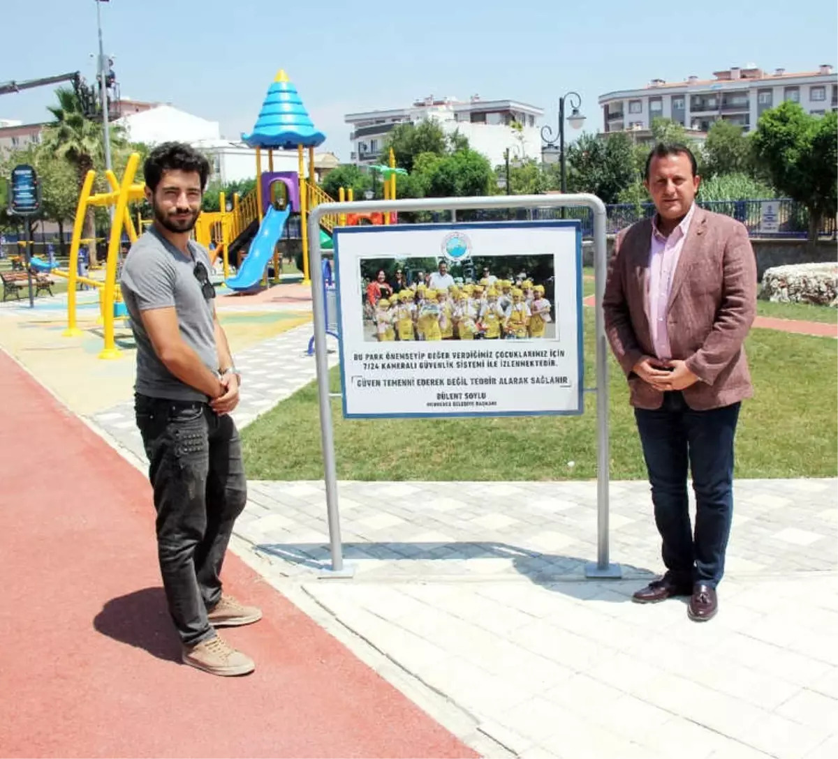 Menderes\'te Kaçırılan Çocuk Vakalarına Karşı Parklara Kamera