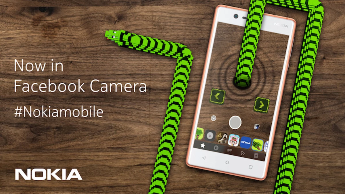 Nokia Klasiği Snake, Facebook\'un Ar Kamera Platformunda