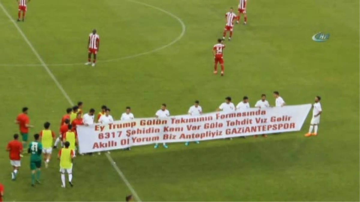 Sivasspor - Gaziantepspor Maçında Trump\'a Tepki