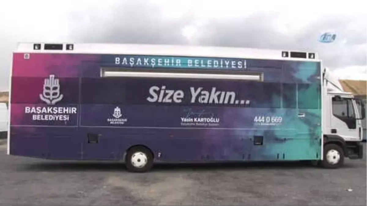 Başakşehir\'de Mobil Taziye Tır\'ıı Hizmeti