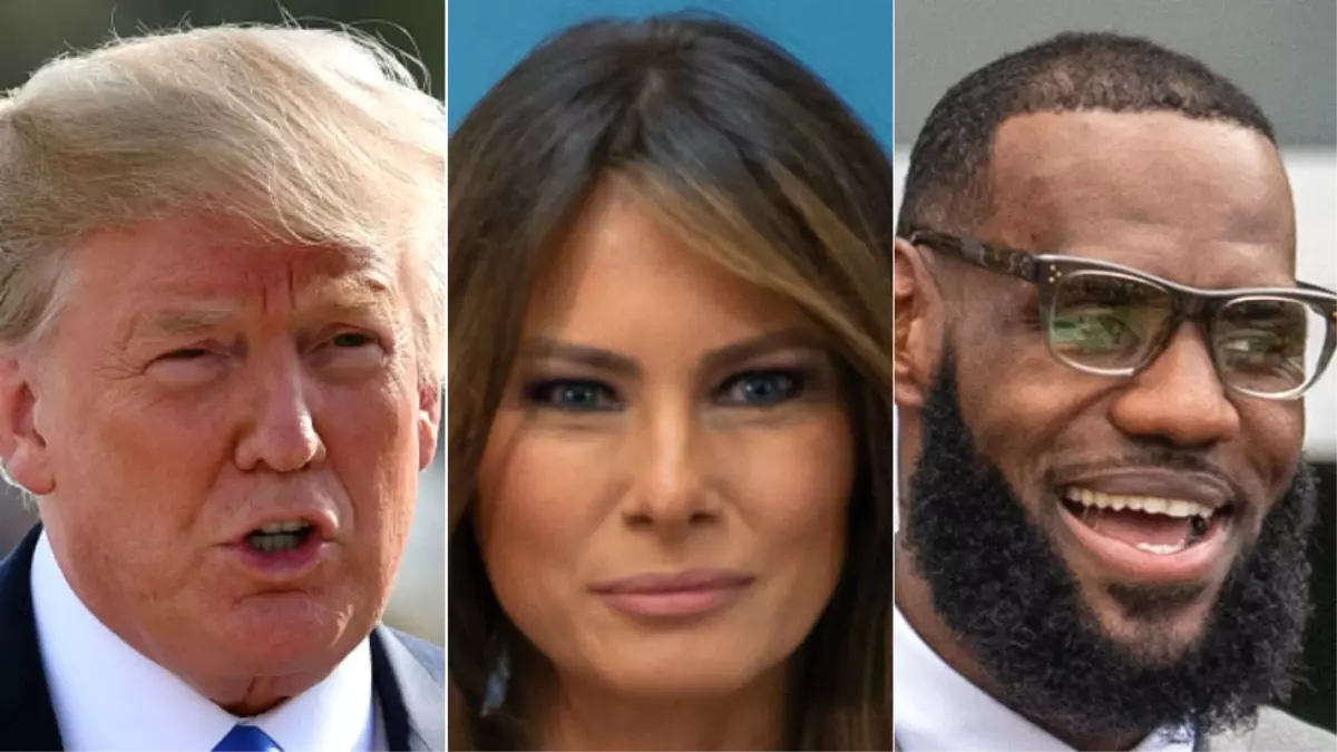 First Lady, Donald Trump\'ın Hakaret Tweet\'inden Sonra Ünlü Basketbolcuyu Övdü