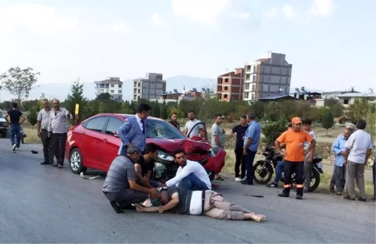 Motosiklet Sürücüsünün Öldüğü Kaza Kamerada