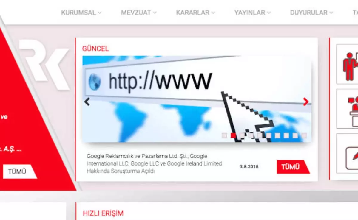 Rekabet Kurumu Google\'a Soruşturma Açıldığını Duyurdu