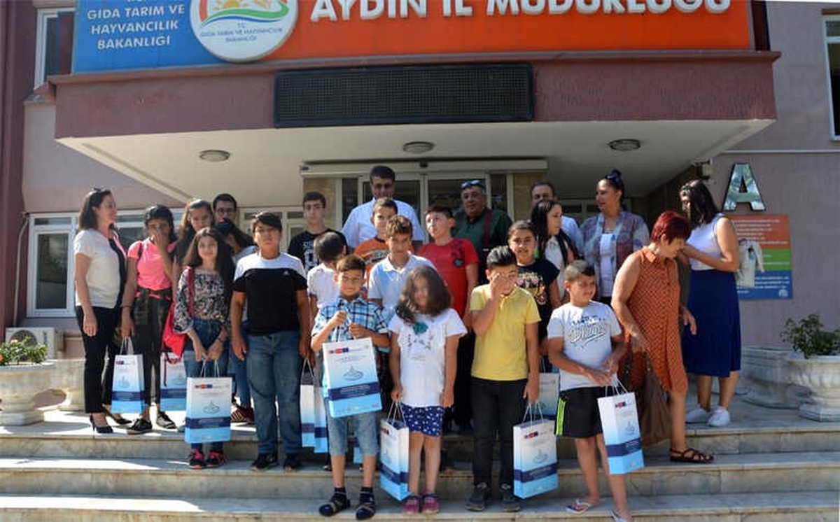 Yaz Kampına Katılan Öğrenciler Aydın\'a Geldi