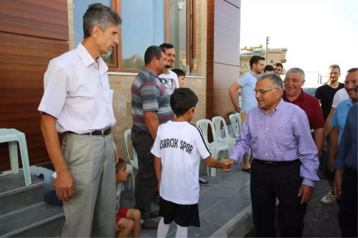 Başkan Büyükkılıç Hisarcık Sosyal Spor Tesislerinde
