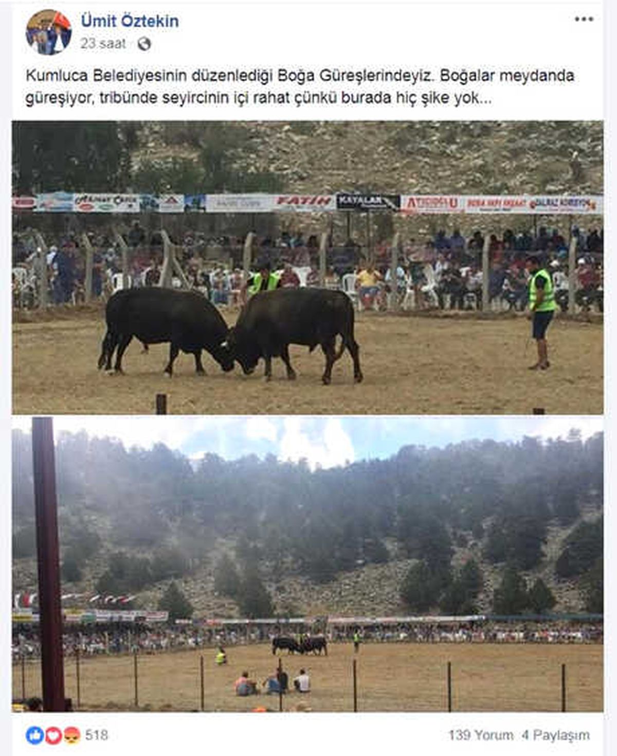 Başkanın Paylaşımı Başpehlivanları Kızdırdı