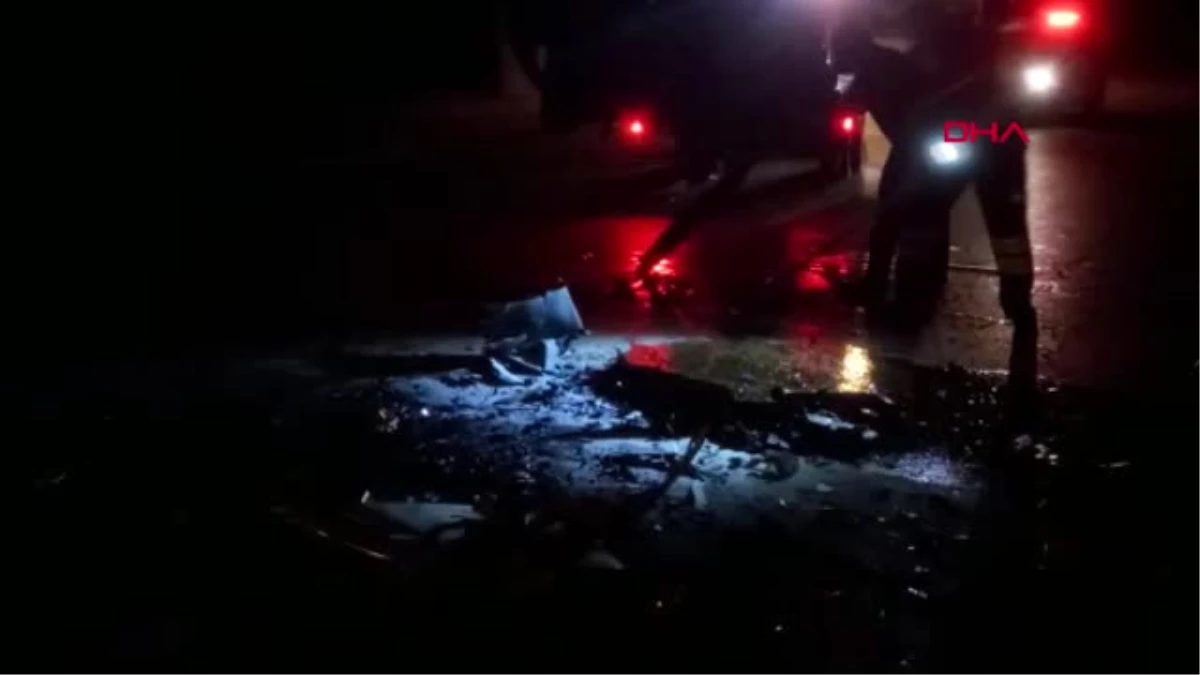 İzmir Ödemiş\'te İki Otomobil Çarpıştı 1 Ölü, 5 Yaralı Hd