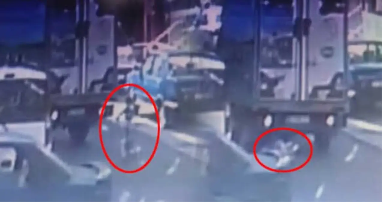 Bisiklete Binen Küçük Çocuk, Geri Geri Gelen Kamyonetin Altında Can Verdi! Korkunç Kaza Kamerada
