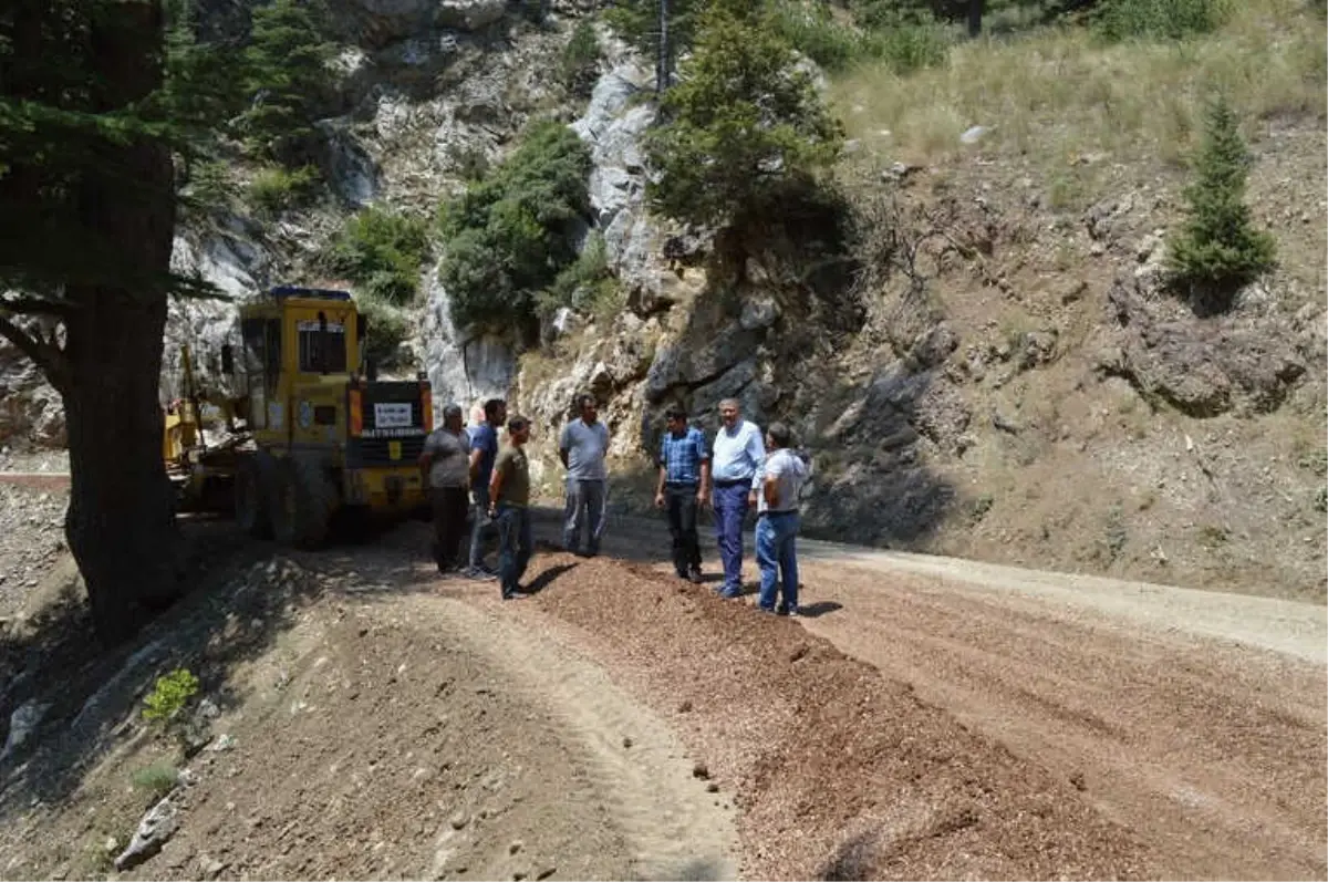 Gündoğmuş Yayla Yolu Konforlu Hale Geliyor