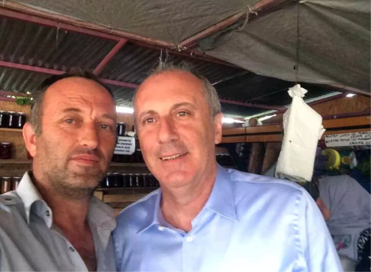 Muharrem İnce, İznik\'te Yol Kenarındaki Dükkandan Bir Sandık Elma Aldı