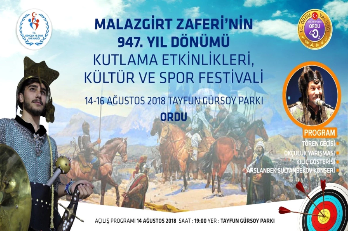 Ordu\'da Malazgirt Zaferi Dolu Dolu Yaşanacak