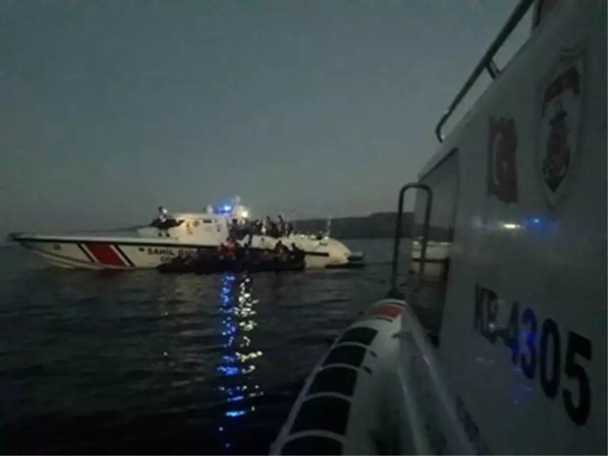 42 Mültecinin Kurtarılma Anı Kameralara Yansıdı