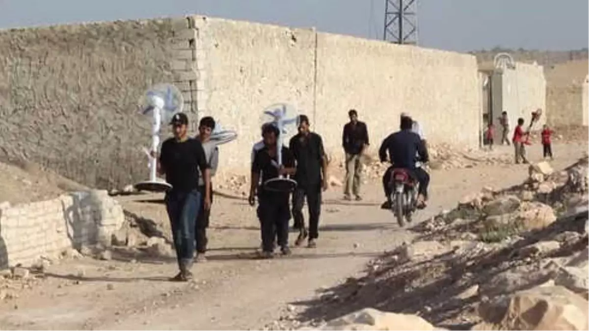 İhh\'dan Suriye\'de Aşırı Sıcaklara Vantilatör Önlemi