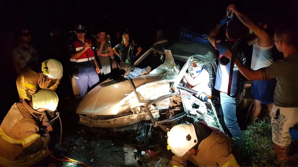 Tire\'de Trafik Kazası 4 Yaralı