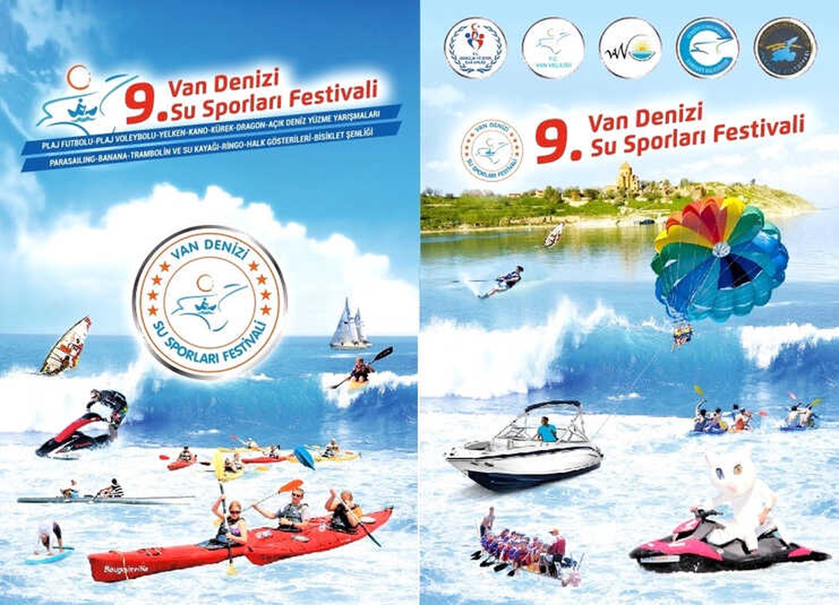 9. Van Denizi Su Sporları Festivali Başlıyor