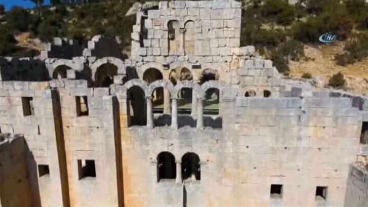 Alahan Manastırı, Mersin Turizminin Yeni Umudu... Manastır Havadan Görüntülendi