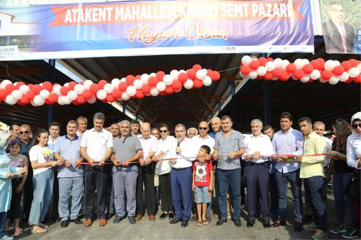 Atakent Kapalı Semt Pazarı Açıldı