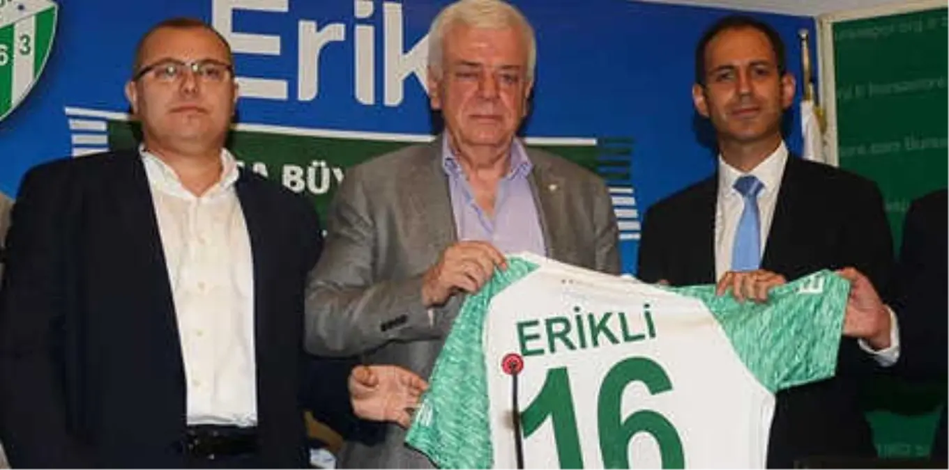 Bursaspor\'un Forma Kol Sponsoru Erikli Oldu