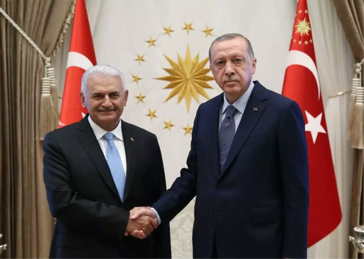Cumhurbaşkanı Erdoğan Binali Yıldırım\'ı Kabul Etti